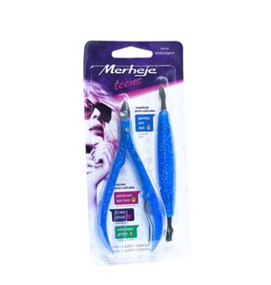 Alicate Merheje +espatula Teens Azul