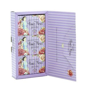 Estojo Alma De Fl 130g 3sab. Baunilha