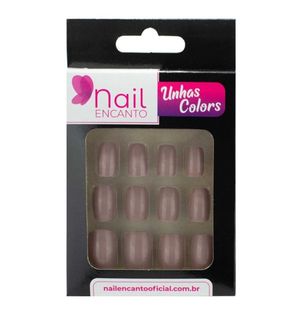 Unhas Postiças Fhaces Encanto Colors Curta Nude