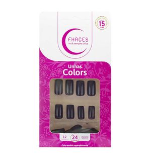 Unhas Postiças Fhaces Encanto Colors Curta Jabotic