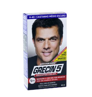 Shampoo Grecin 60ml Masc. Cast.med.esc