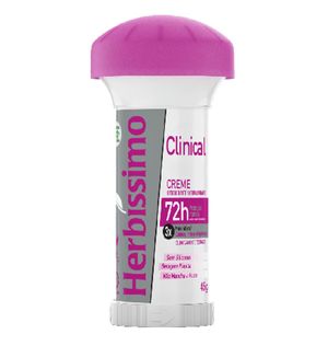 Desodorante Creme Herbissimo 45g Clinical Rosa