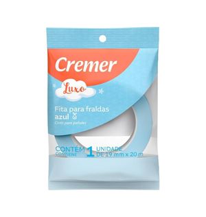 Fita Adesiva Cremer P/fraldas Azul