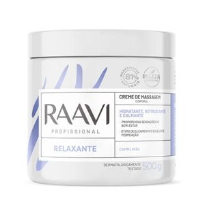Creme de Massagem Raavi Corporal Relaxante 500g