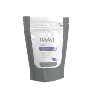 Argila Raavi Corporal e Facial Preta 400g