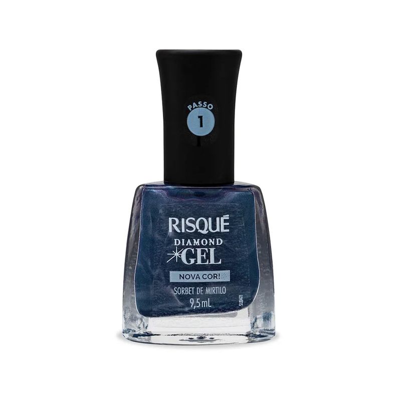 Esmalte Risque 9,5ml Diamond Gel Sobert De Mirtilo