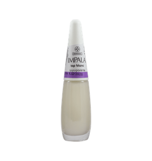 Esmalte Impala Transparente A Cor da Sua Moda Top Blanc