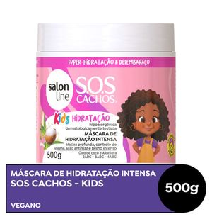 Máscara Salon Line hidratação Intensa SOS Cachos Kids Hidratação 500g