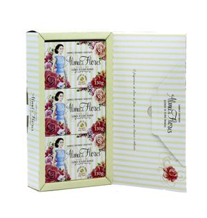 Estojo Alma De Fl 130g Flores Brancas