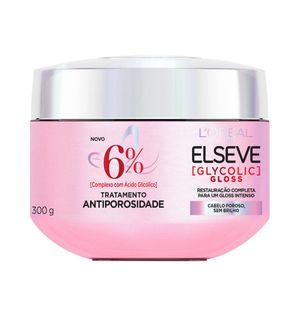 Máscara Capilar Elseve Glycolic Gloss Antiporosidade 300g