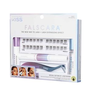 Kit Kiss New York Completo Iniciante Cílios Postiços Falscara