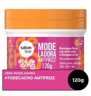 Cera Modeladora #todecacho Antifrizz Salon Line 120g