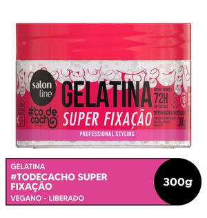 Gelatina Capilar Salon Line Super Fixação #ToDeCacho Profix 300g