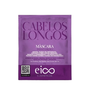Masc Cap Eico 40g Sache Cabelos Longos