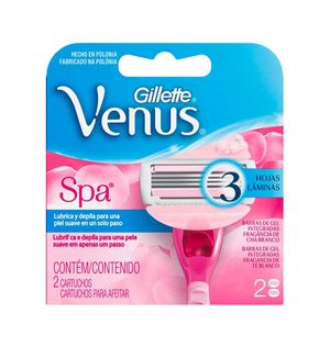 Carga Gillette Vênus Spa c/2un