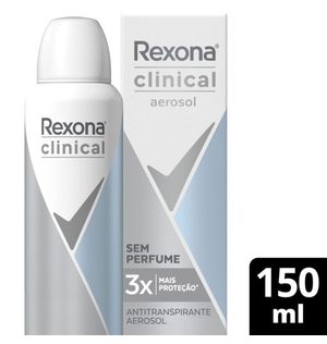 Desodorante Rexona Clinical Sem Perfume 150ml
