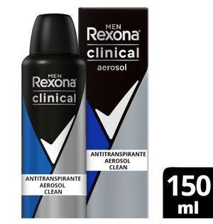 Desodorante Aerosol Clinical Clean Men Rexona 150ml
