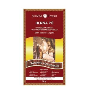 Henna Surya 50g Po Cast Acinzentado (17394) 717609
