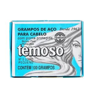 Grampo Teimoso Número 5 Louro 100 Unidades