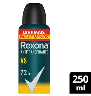 Desodorante Antitranspirante Aerosol Rexona Men V8 250 ml
