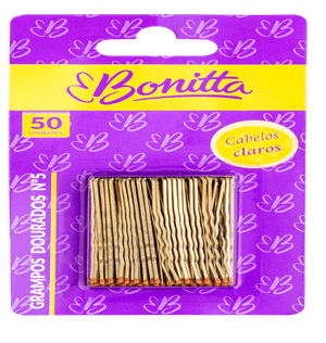 Grampo Marcoboni Bonita Dourado N.5 C/50