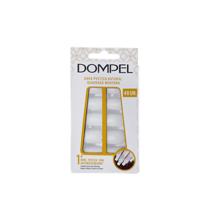 Unhas Postiças Dompel C/48 Quadr.med.798