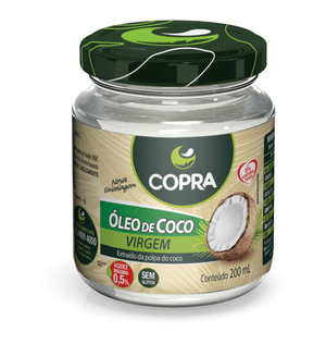 Oleo De Coco Copra 200ml Virgem