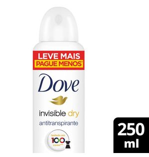 Desodorante Antitranspirante Aerosol Dove Invisible Dry 250 ml