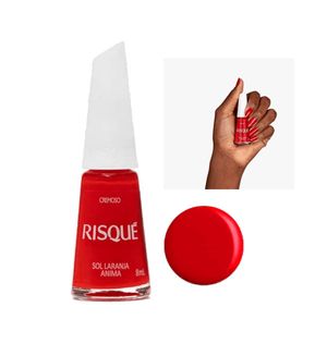 Esmalte Risqué Coloridos Sol Laranja Anima