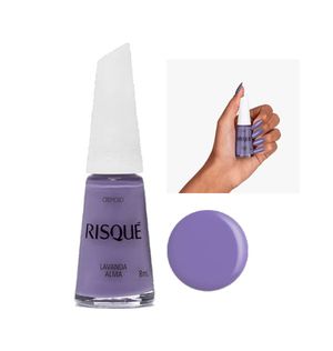 Esmalte Risqué Colorido Cremoso Lavanda Alma