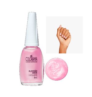 Esmalte Colorama Cintilante Algodão Doce