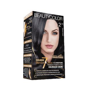 Coloração Beauty Color 2.11 Preto Azulado
