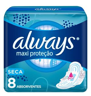 Absorvente Always C/8 M.prot. Seca