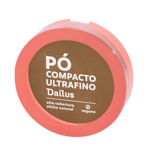 Pó Compacto Dailus Vegano Ultrafino D9 Escuro