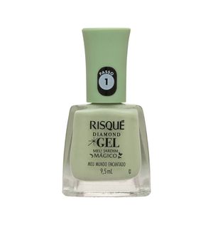 Esmalte Risqué Diamond Gel Cremoso Meu Jardim Mágico Meu Mundo Encantado