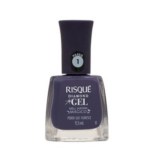 Esmalte Risqué Diamond Gel Cremoso Meu Jardim Mágico Poder que Floresce