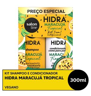Kit Salon Line Shampoo + Condicionador Hidra Maracujá