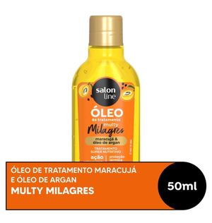Óleo Reparador Cachos dos Sonhos Multy Milagres Antiporosidade Salon Line 50ml