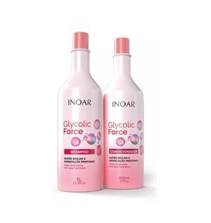 Kit Inoar Glycolic Force Shampoo 1L + Condicionador 800ml