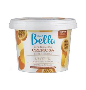 Cera Cremosa Depil Bella para Micro-ondas Maracujá 100g