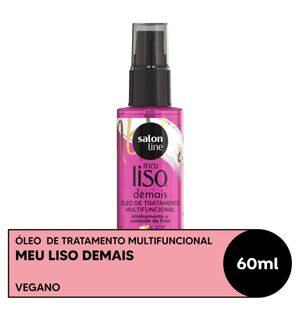 Óleo Capilar Multifuncional Salon Line Meu Liso Demais 60ml