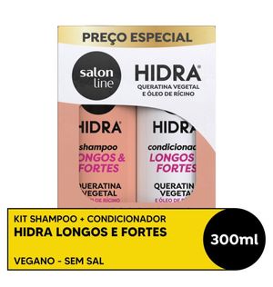 Kit Shampoo + Condicionador Hidra Longos e Fortes 300ml