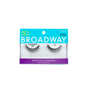 Cílios Postiços Kiss New York 5D Broadway 01 #BCS01B