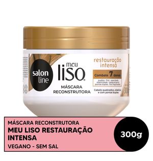 Máscara Salon Line Meu Liso Restauração Intensa 300g