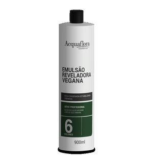 Emulsão Reveladora Acquaflora Vegana 06vol 900ml