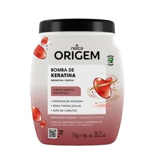 Cr Cap Origem 1kg Bomba De Queratina