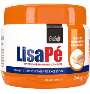 Creme Para Pes Soft Hair 240g Lisa Pe