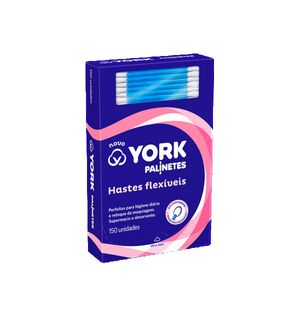 Hastes Flexíveis de Algodão Palinetes York 150 unidades
