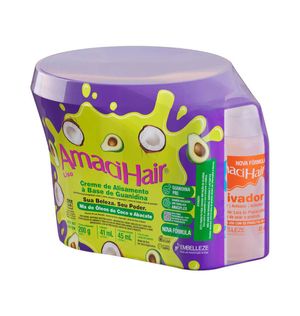 Kit Creme Relaxante AmaciHair Liso 220g