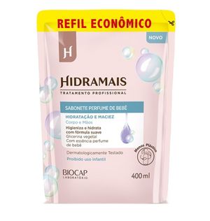 Sabonete Liquido Hidramais 400ml Refil Bebe